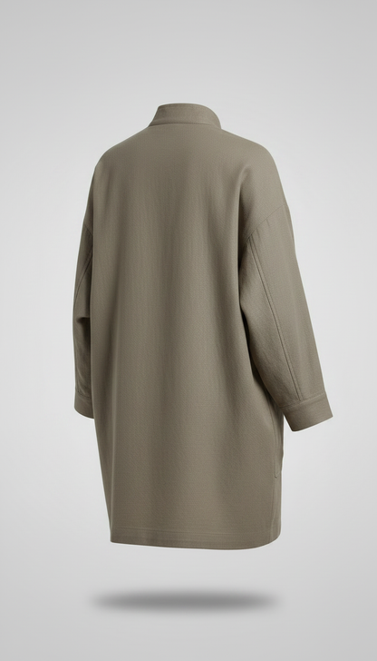 The Perry Jacket in Taupe — view 2