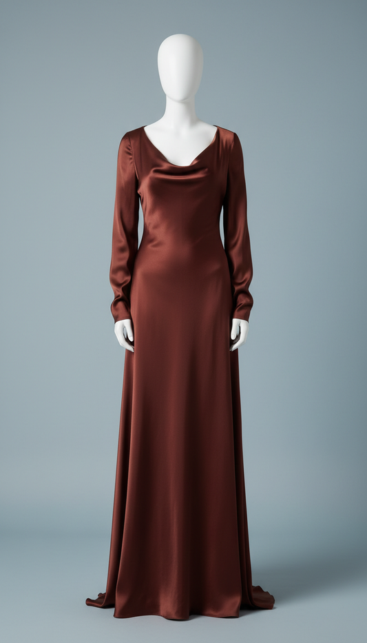 Silk Full-length Gown
