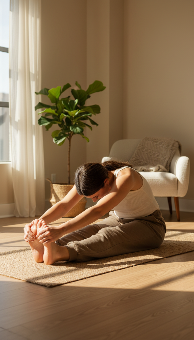 Relaxation Pants in Taupe — view 2