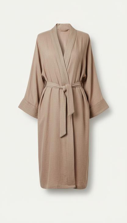 The Ashby Robe in Blush Sand