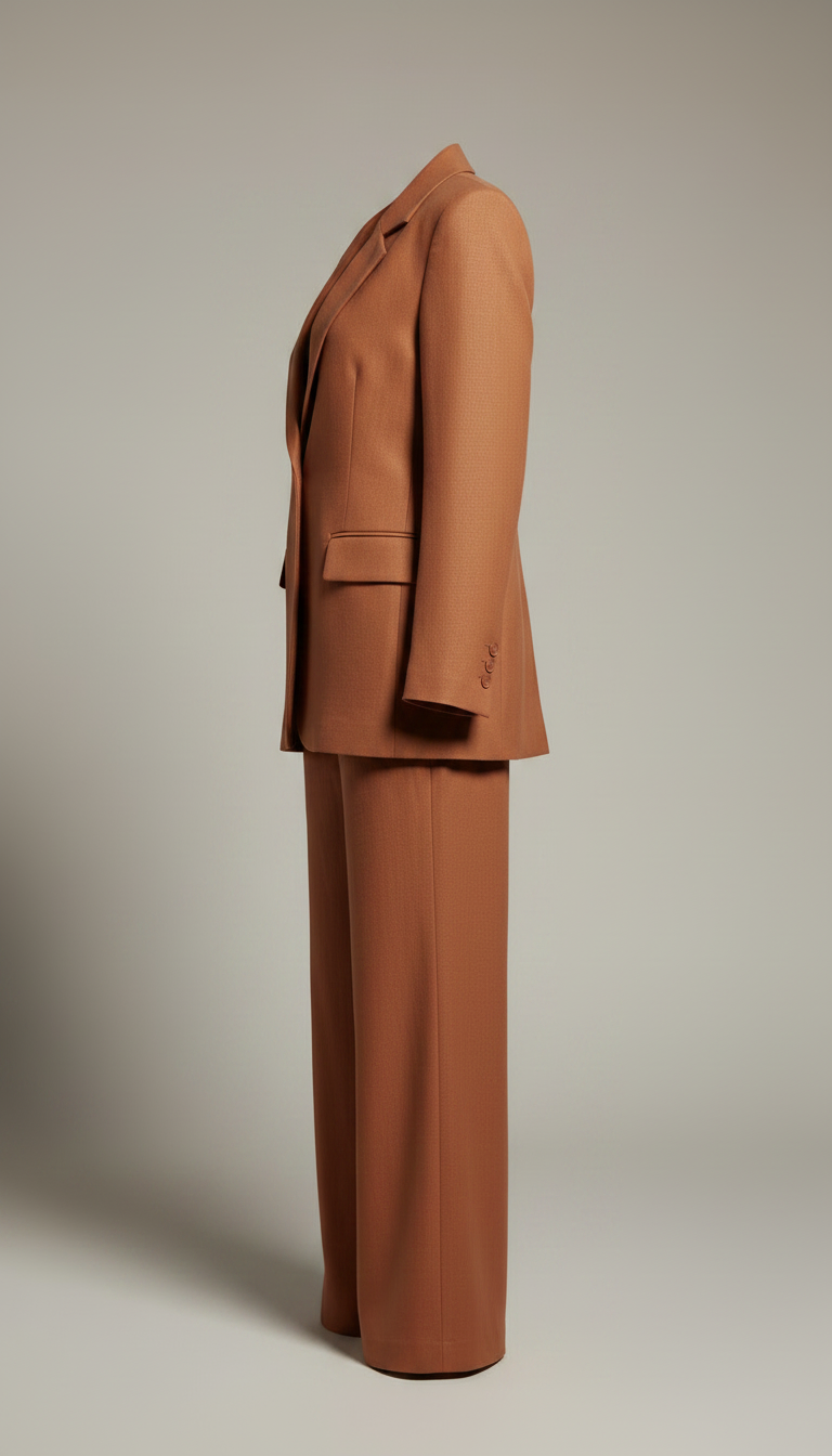Two-piece Burnt Suit in Sienna — view 2