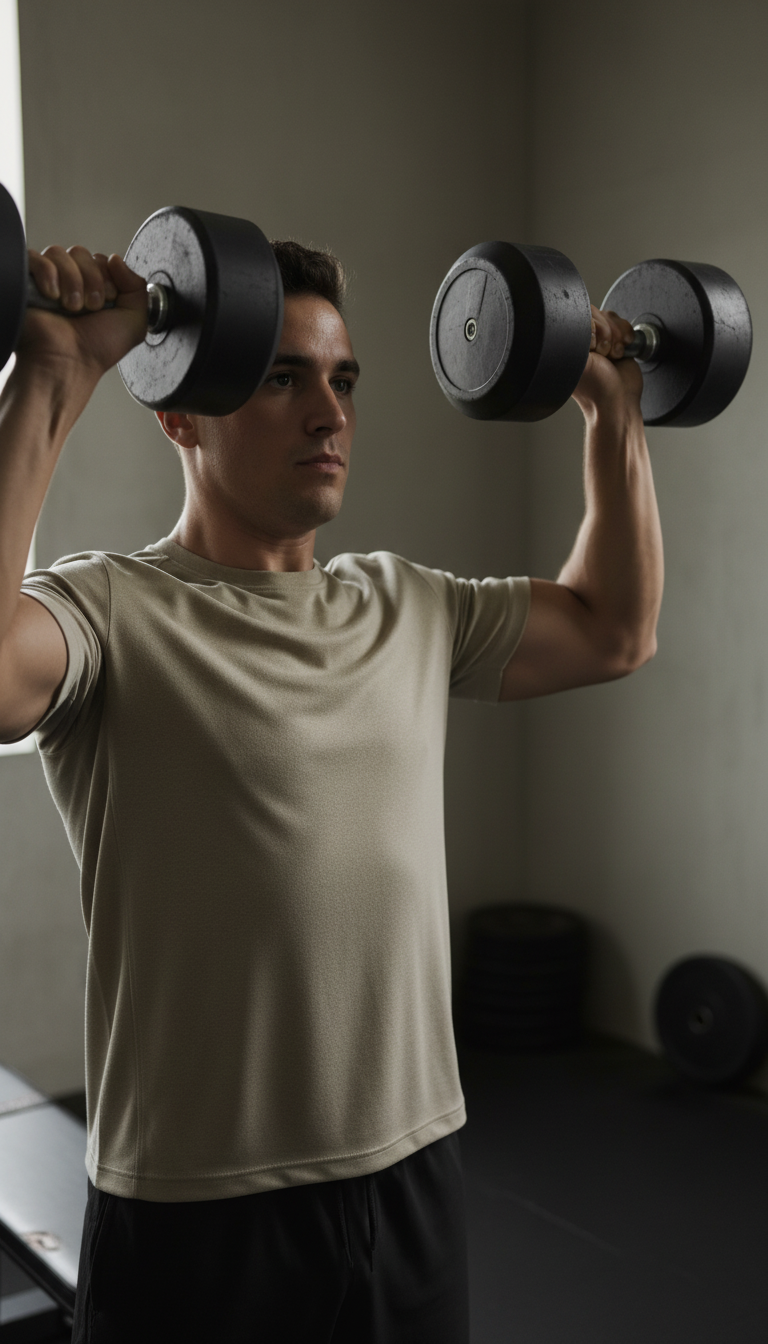 Performance Tee in Sand Dune — view 3