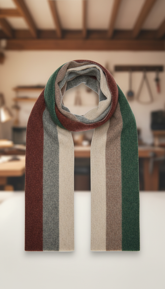 Cashmere Travel Scarf in Natural