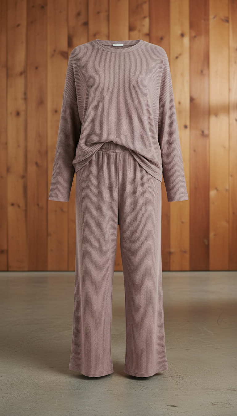 Loungewear Set in Mauve — view 2