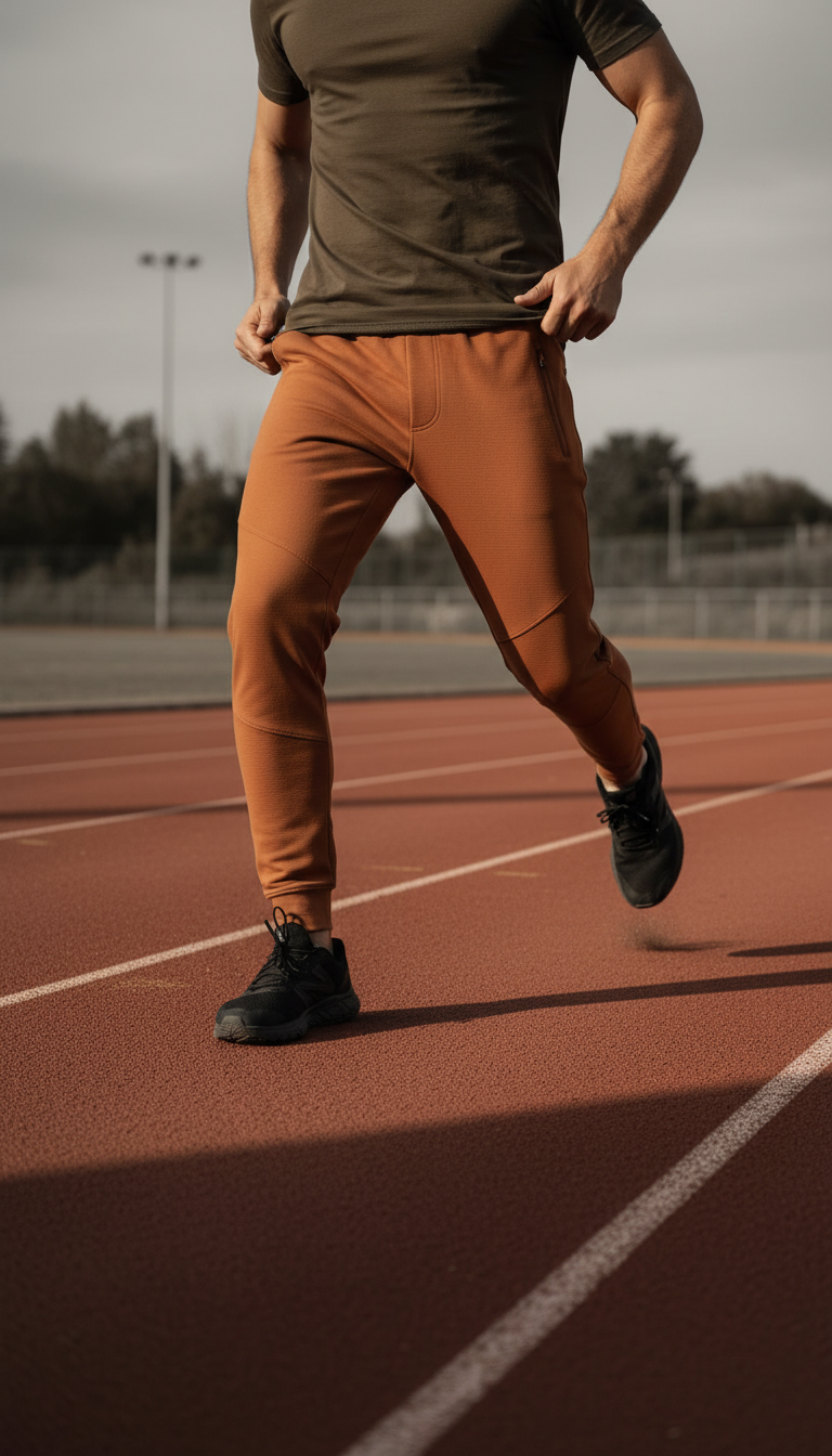 The Grove Joggers in Orange — view 3