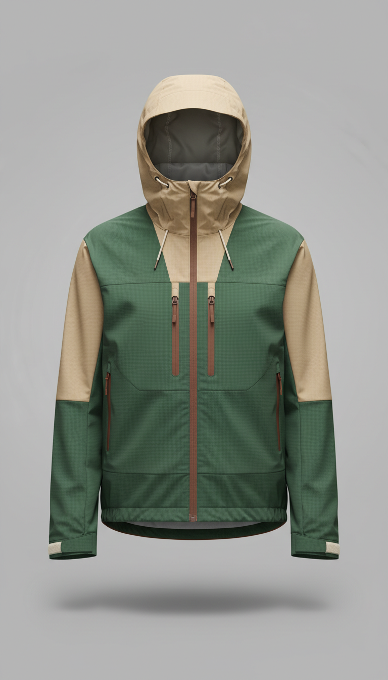 Ripstop Shell Jacket with Storm Guard