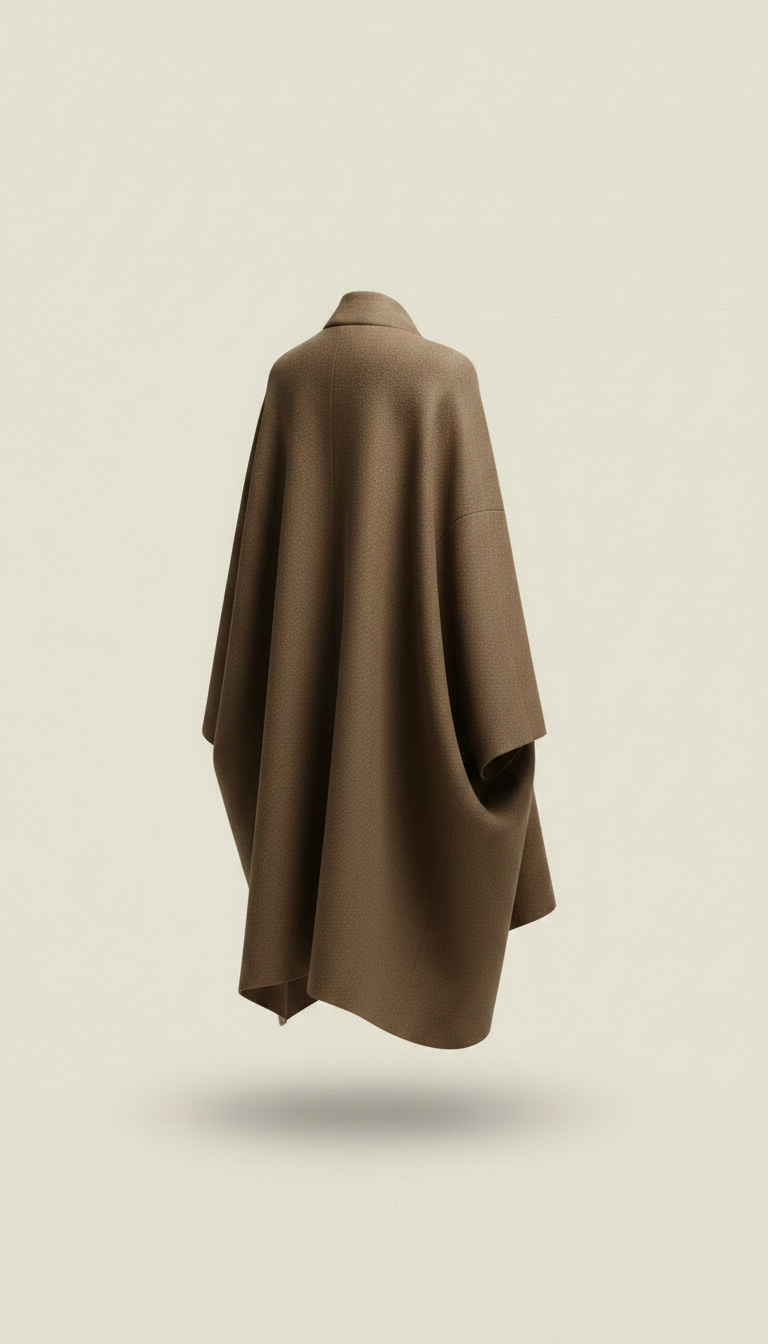 Bronze Embroidery Wool Coat — view 2