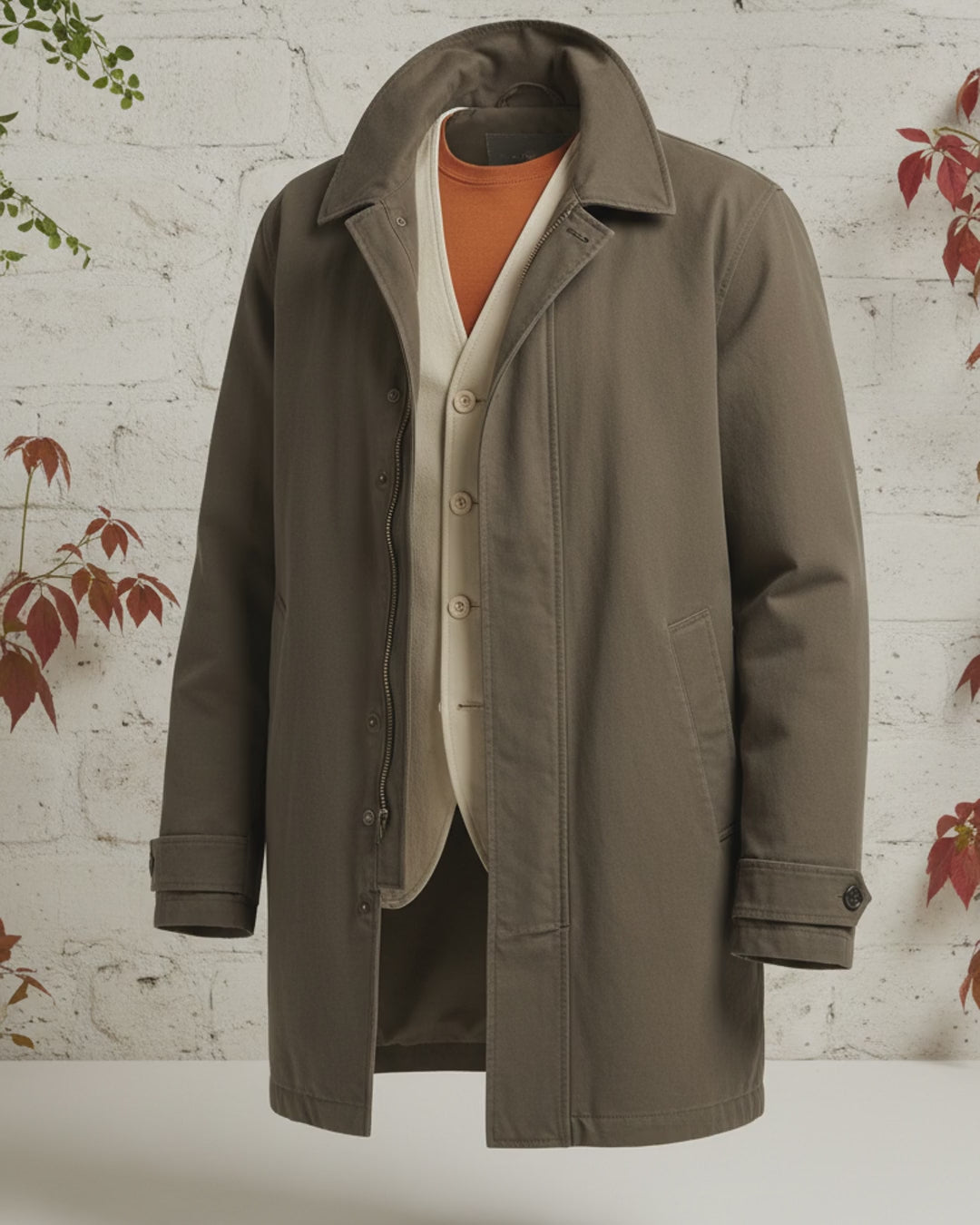 Riverbank Heavy Cotton Field Coat — on-model video